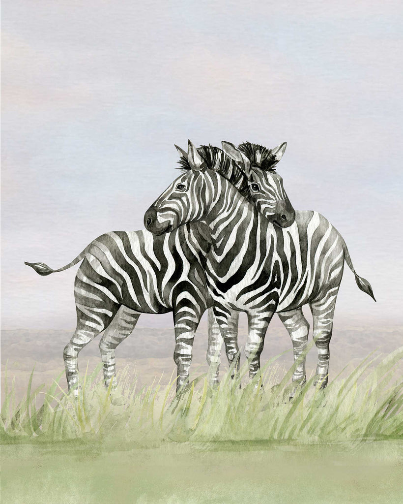 watercolor zebra art