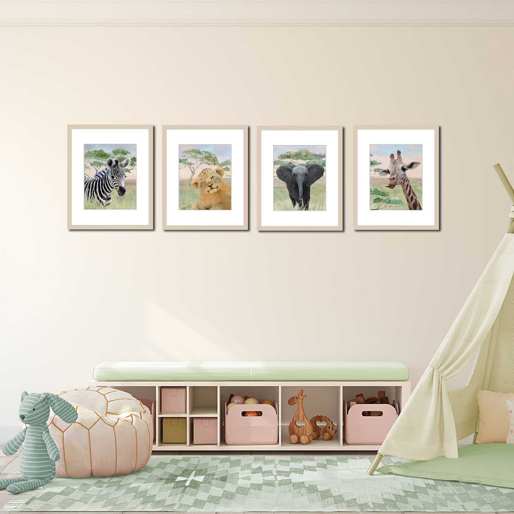 playroom, play area, decor ideas, for boy and girl, gender neutral, classroom, reading, nook, corner, animal art